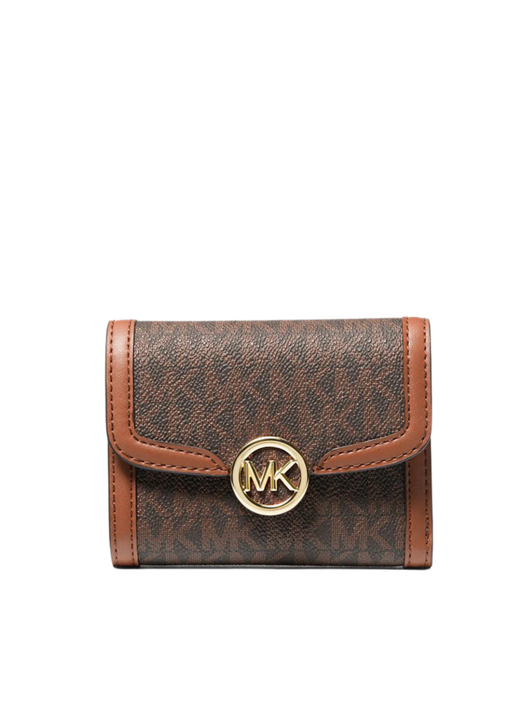 Light brown michael kors wallet clearance