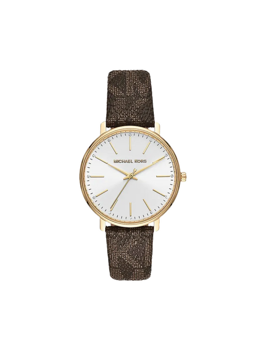 Michael-Kors-MK2857-Pyper-Crystal-Brown-Strap-Ladies-Watch