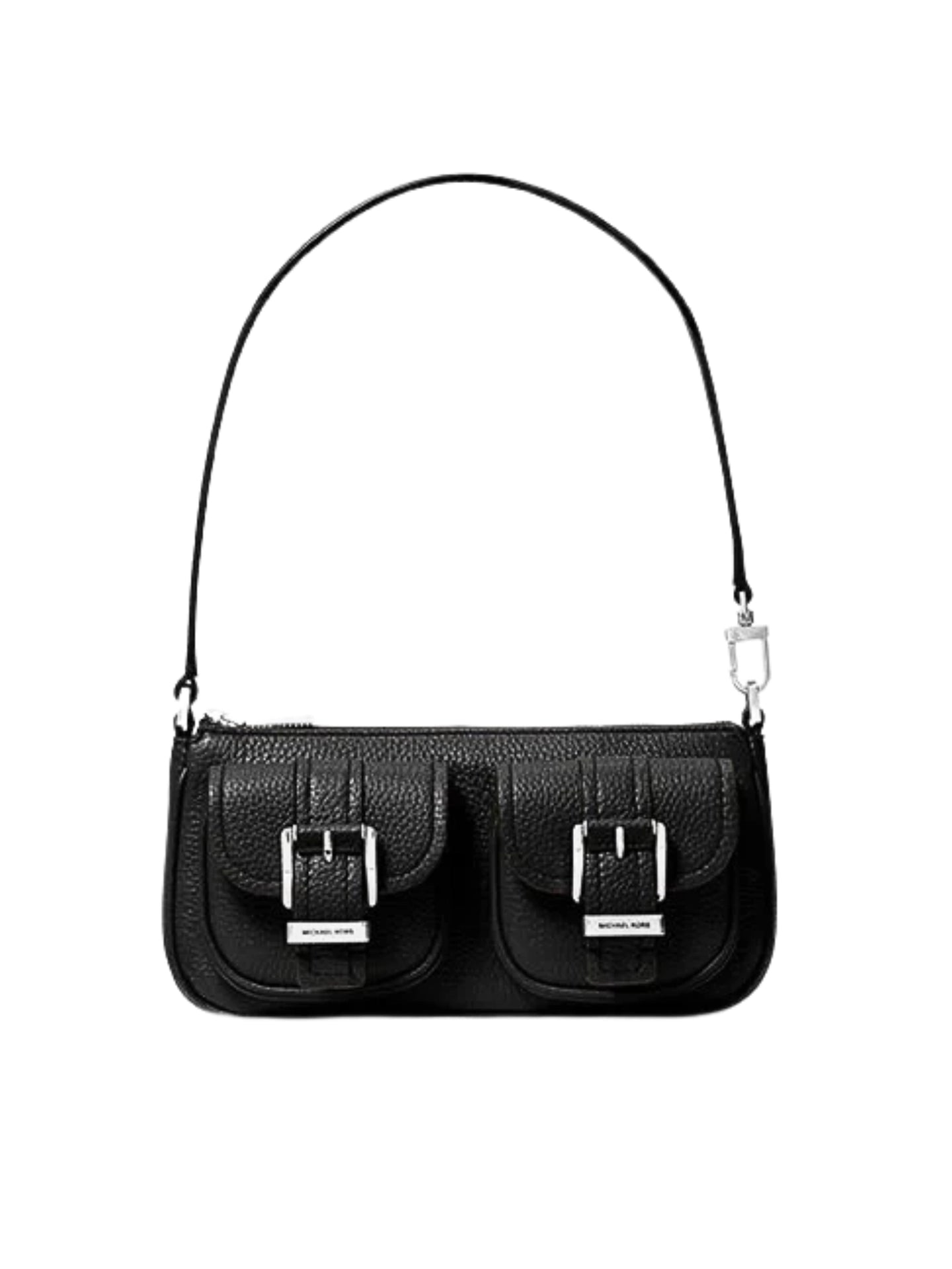 Michael-Kors-Zoe-Small-Pebbled-Leather-Pochette-Black