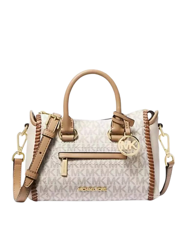 MichaelKors-Carine-Extra-Small-Logo-Satchel-Crossbody-Cream-Multi