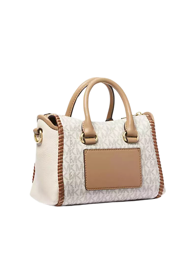 MichaelKors-Carine-Extra-Small-Logo-Satchel-Crossbody-Cream-Multi