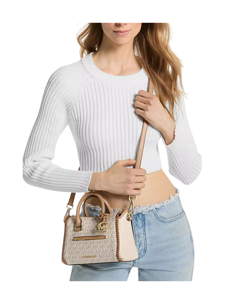 MichaelKors-Carine-Extra-Small-Logo-Satchel-Crossbody-Cream-Multi