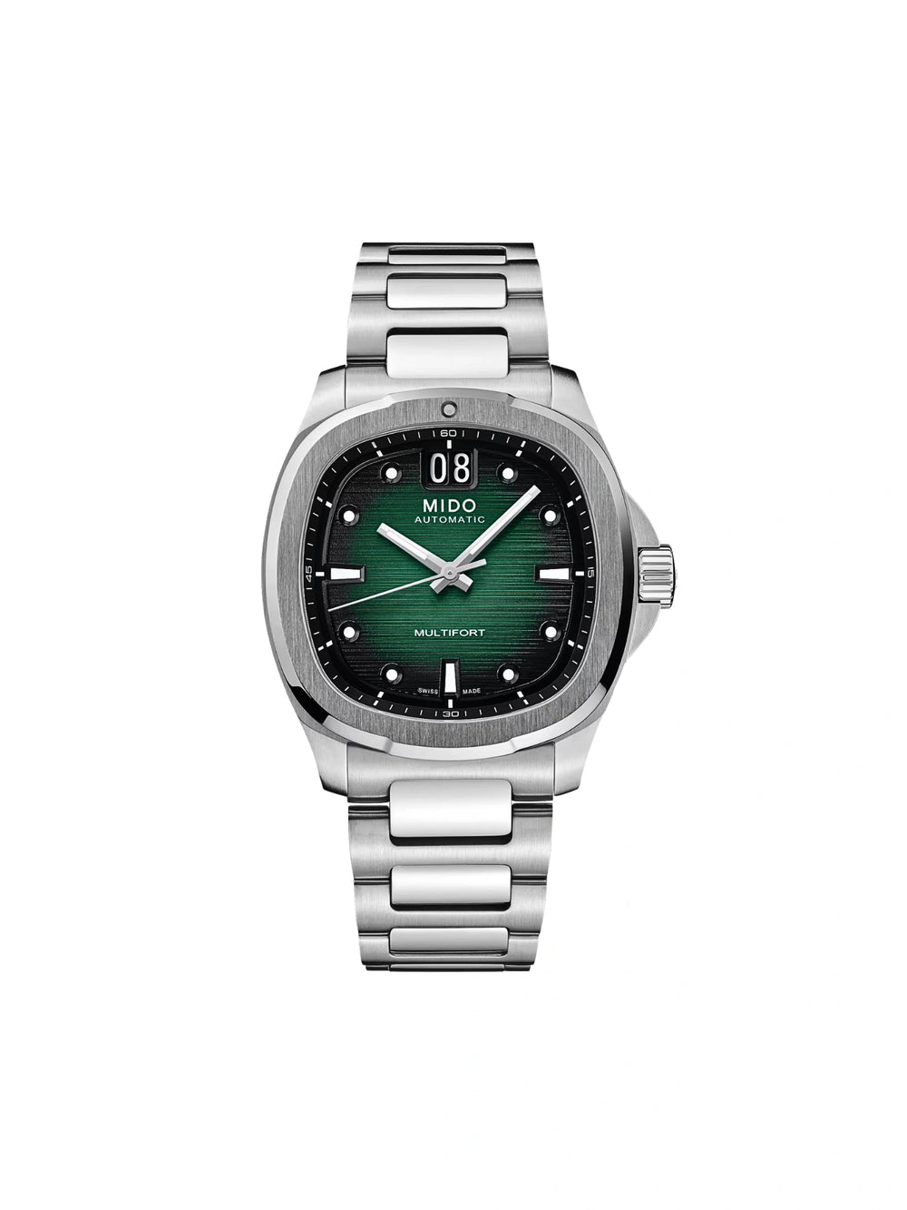 Mido Multifort TV Big Date Automatic Green Dial Men's Watch – Balilene