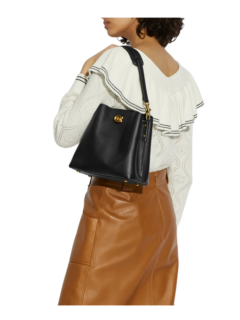 On-Model-Coach-Willow-Bucket-Bag-Black