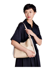 On-Model-Kate-Spade-Knott-Colorblocked-Large-Shoulder-Bag-In-Warm-Stone-Multi