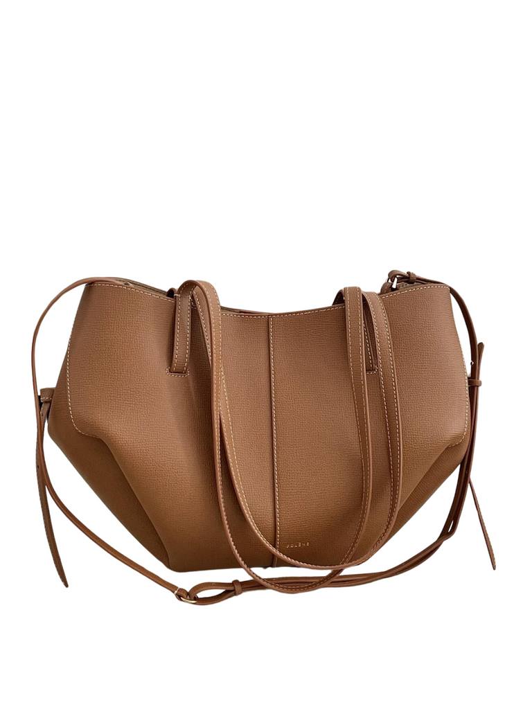 Polene Cyme Mini Textured Camel