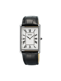 Seiko-SWR103P1-Classic-Quartz-Men-Watch-Case-Silver-Leather-Strap-Black