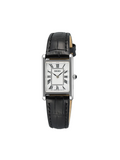 Seiko-SWR107P1-Classic-Women-Quartz-Leather-Strap-Watch-Silver-Black