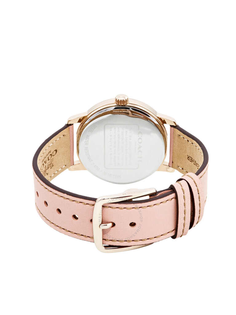 Strap-Belakang-Coach-Grand-Ladies-White-Dial-Pink-Leather-Strap