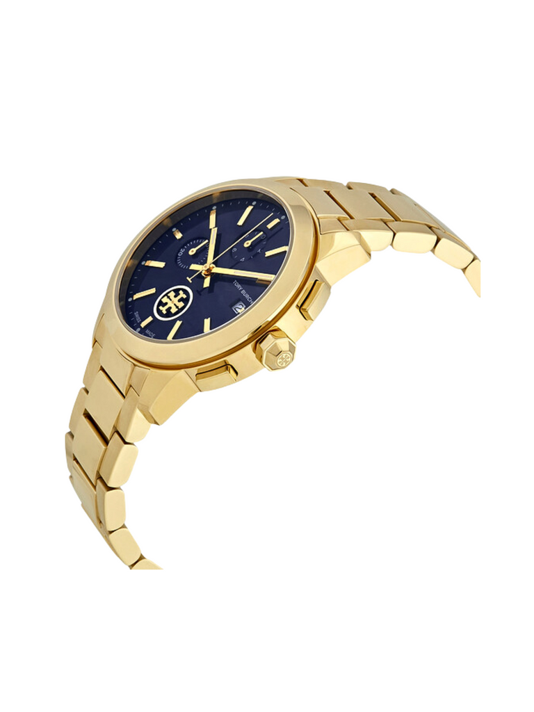 Tory Burch TBW1251 Collins Chronograph Blue Dial Ladies Watch