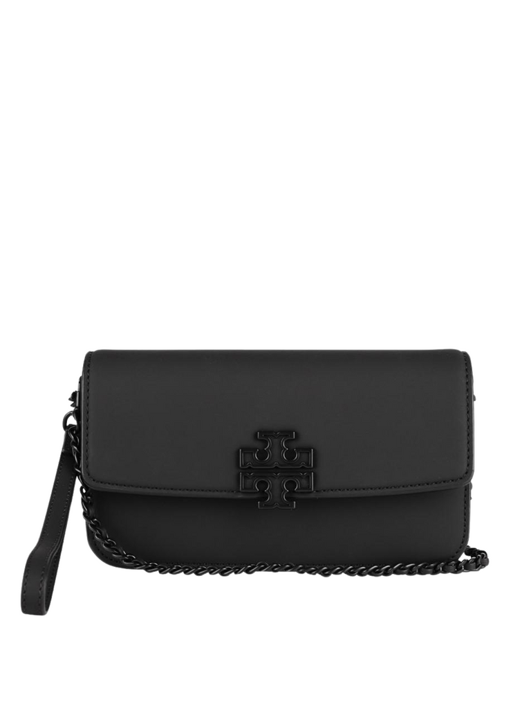 Tory-Burch-Britten-Matte-Chain-Wallet-W-Wristlet-Black