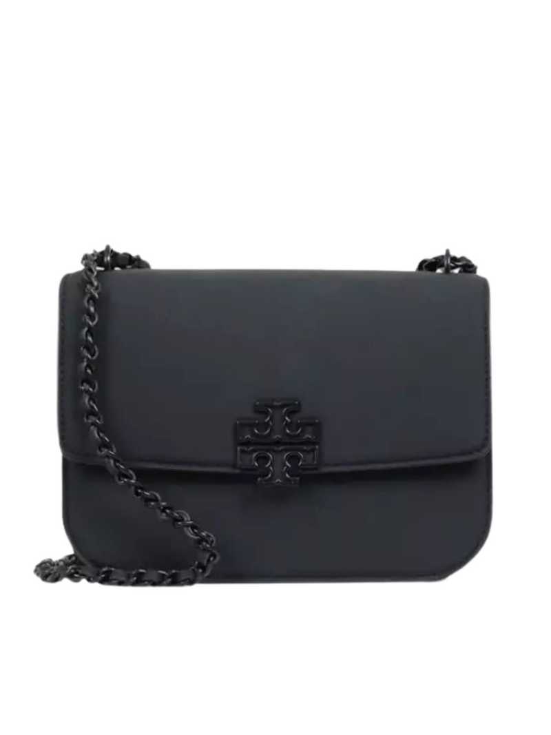 ショルダーバッグ・ポシェット TORY BURCH BRITTEN MATTE SMALL SHOULDER BAG Tory Burch Britten Matte Small Adjustable Shoulder Bag Black