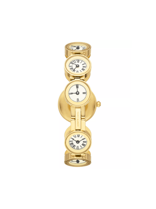 Tory Burch Clock Gold-Tone Stainless Steel Watch