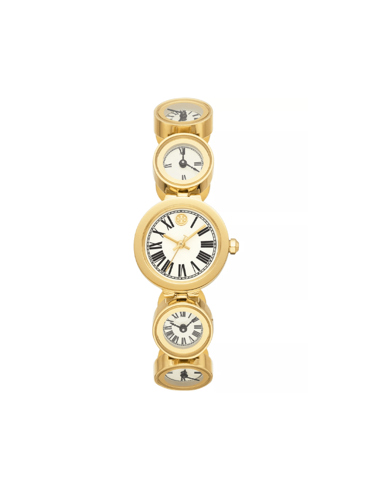 Tory Burch Clock Gold-Tone Stainless Steel Watch