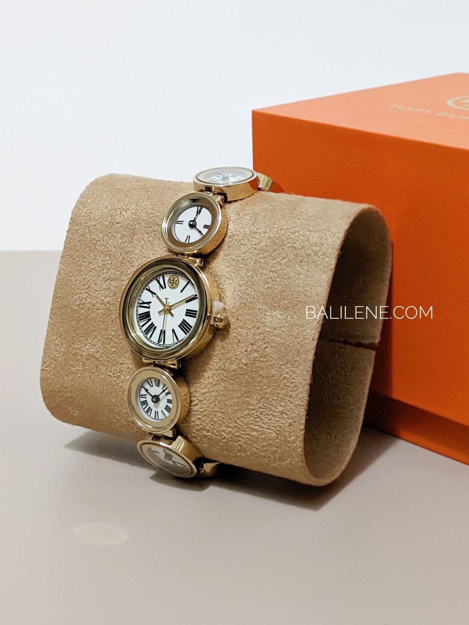 Tory Burch Clock Gold-Tone Stainless Steel Watch