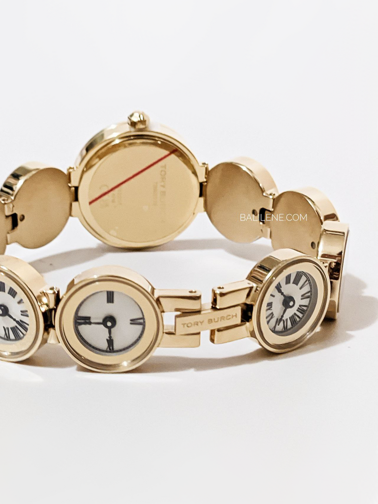 Tory Burch Clock Gold-Tone Stainless Steel Watch