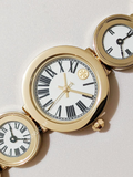 Tory Burch Clock Gold-Tone Stainless Steel Watch