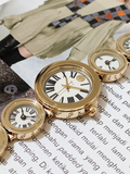 Tory Burch Clock Gold-Tone Stainless Steel Watch