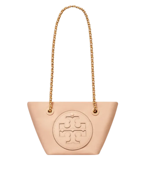 Tory Burch Ella Small Chain Crossbody Bag Pink Sand – Balilene