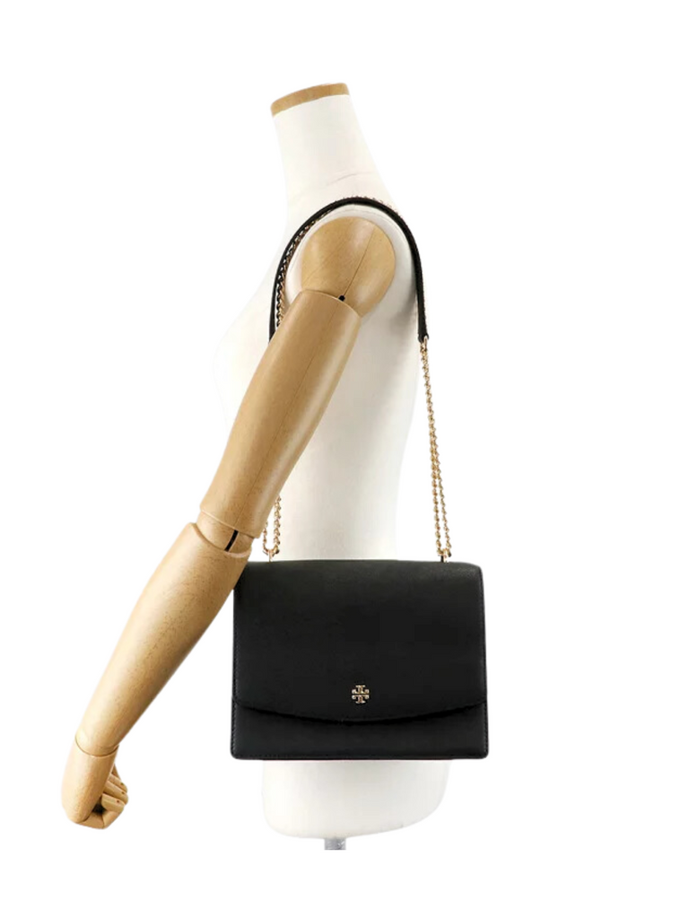 Tory-Burch-Emerson-Flap-Adjustable-Shoulder-Bag-Black