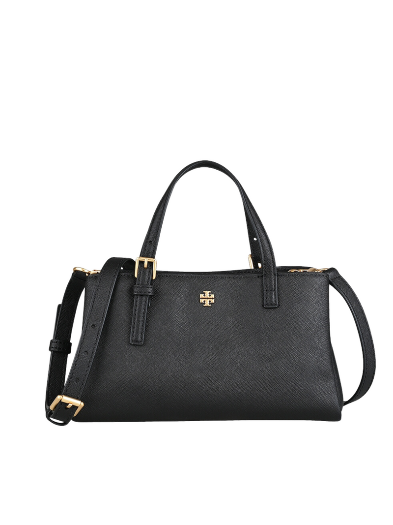 TORY BURCH★EMERSON SMALL TOTE★136091 Tory Burch (136091) Emerson Small Tempranillo Saffiano