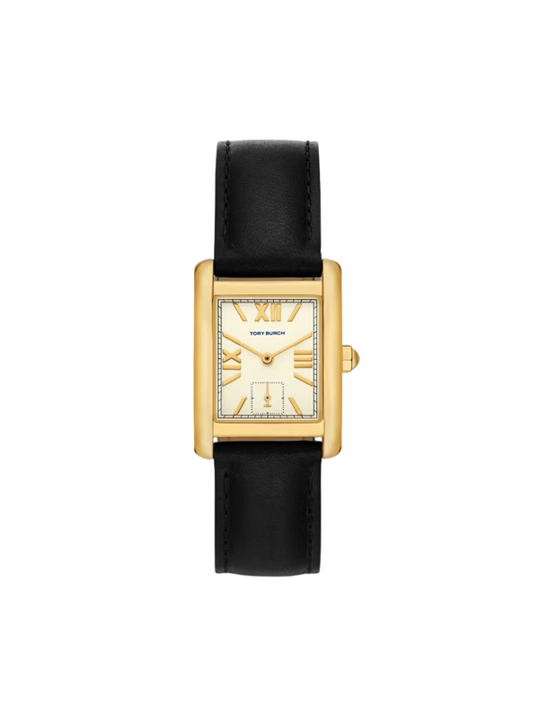 Tory-Burch-Gold-Eleanor-Watch-Black-LeatherStrap-Ladies-Watch