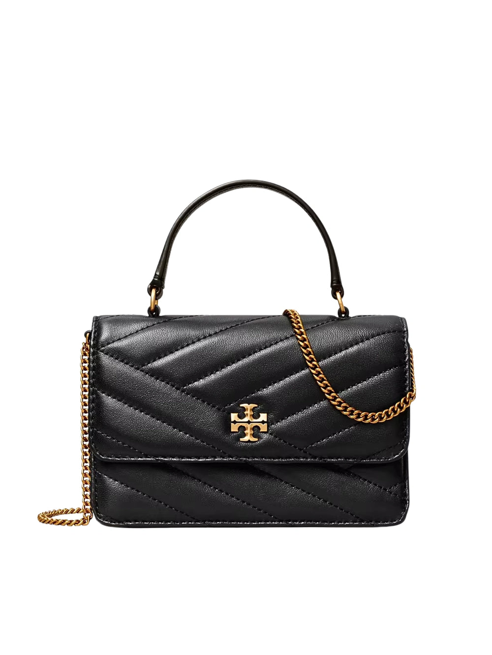 Tory-Burch-Kira-Chevron-Mini-Top-Handle-Chain-Wallet-Black
