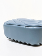 Tory Burch Kira Chevron Small Camera Bag Rainwater