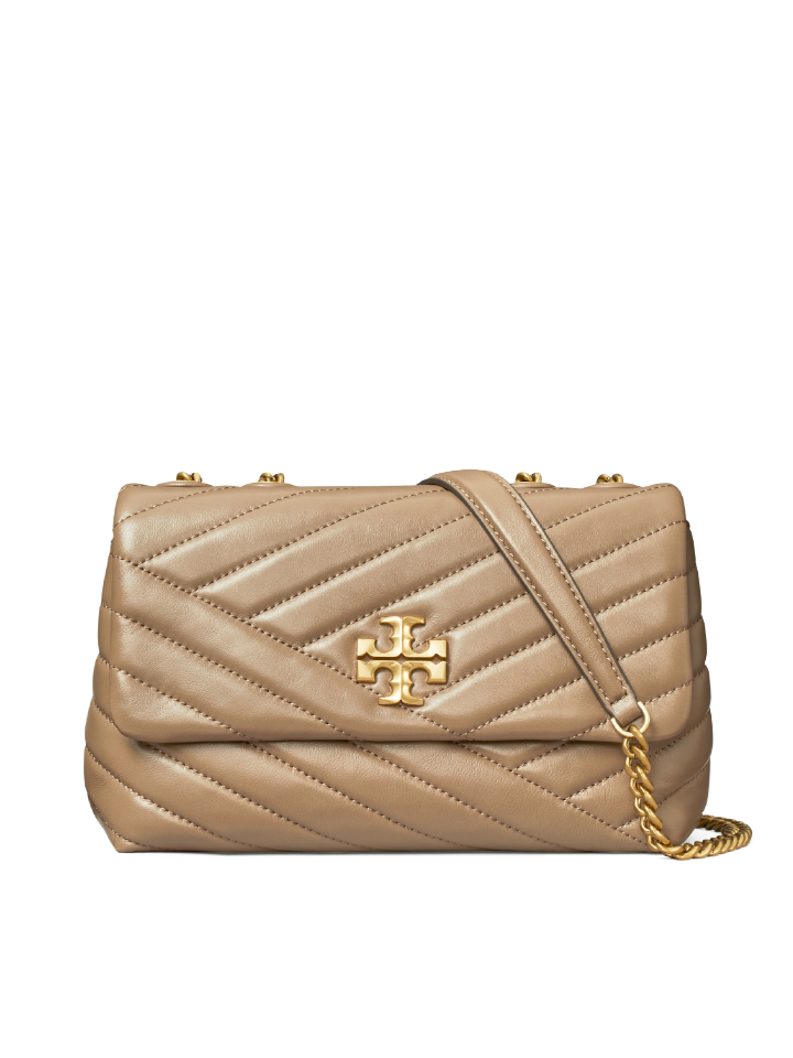 Tory Burch Kira Chevron Small Convertible Shoulder Bag Sandpiper