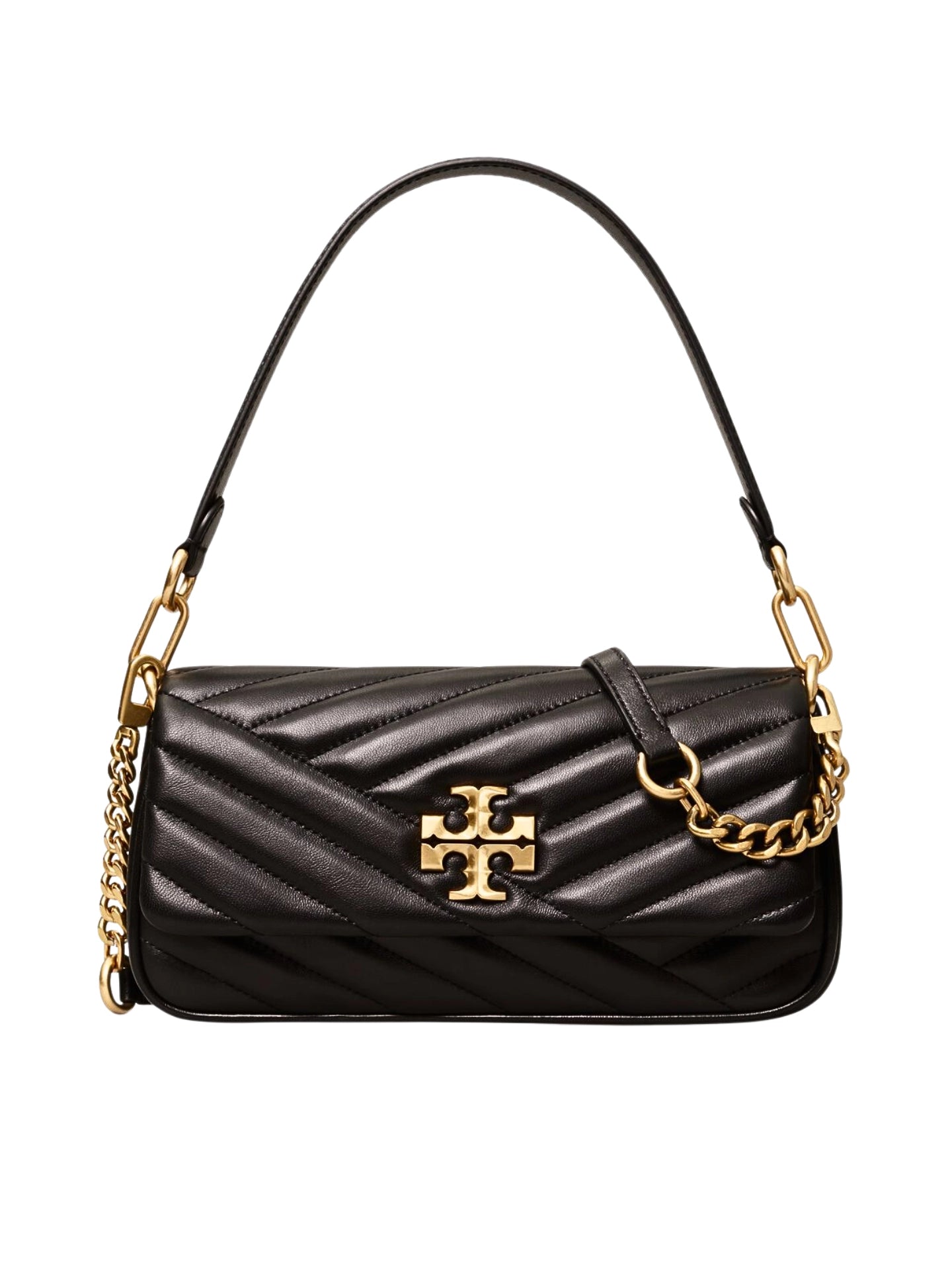 Tory-Burch-Kira-Chevron-Small-Flap-Shoulder-Bag-Black