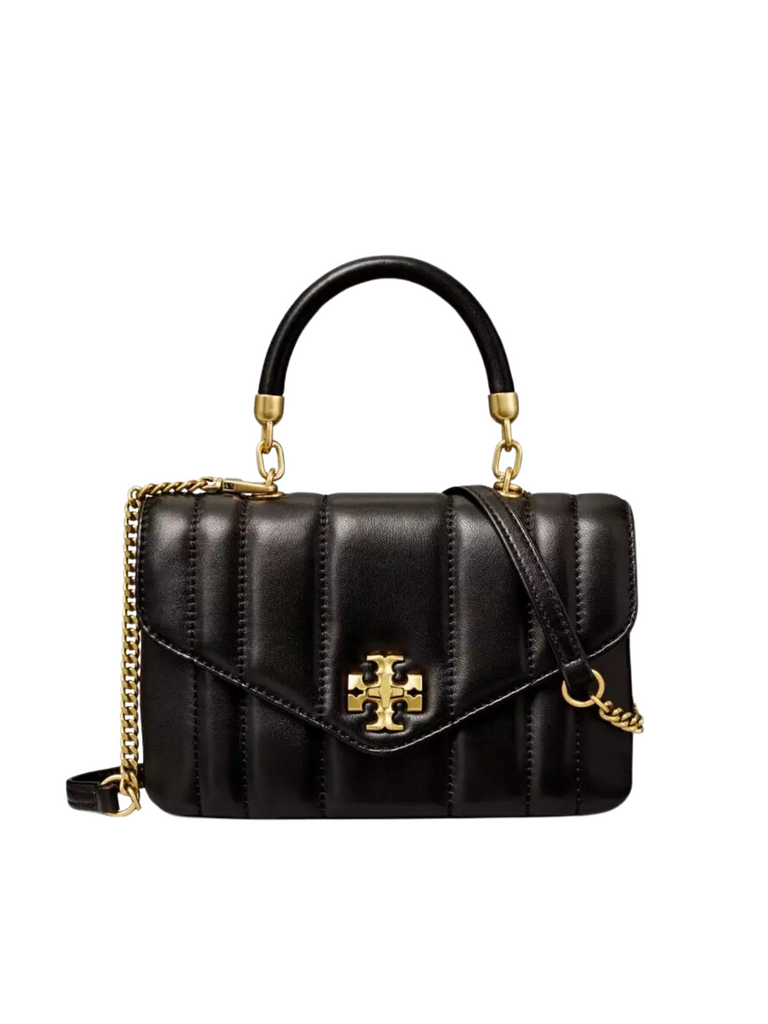 Tory Burch Kira Mini Top Handle Bag Black Balilene