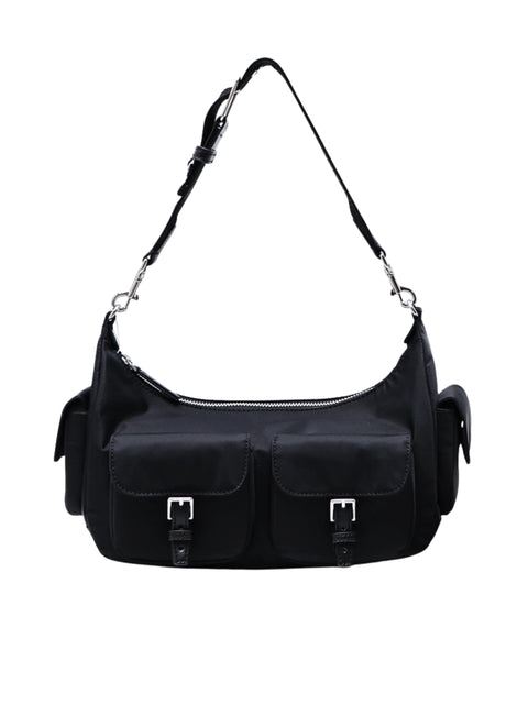 Tory Burch Nylon Convertible Shoulder Bag Black – Balilene