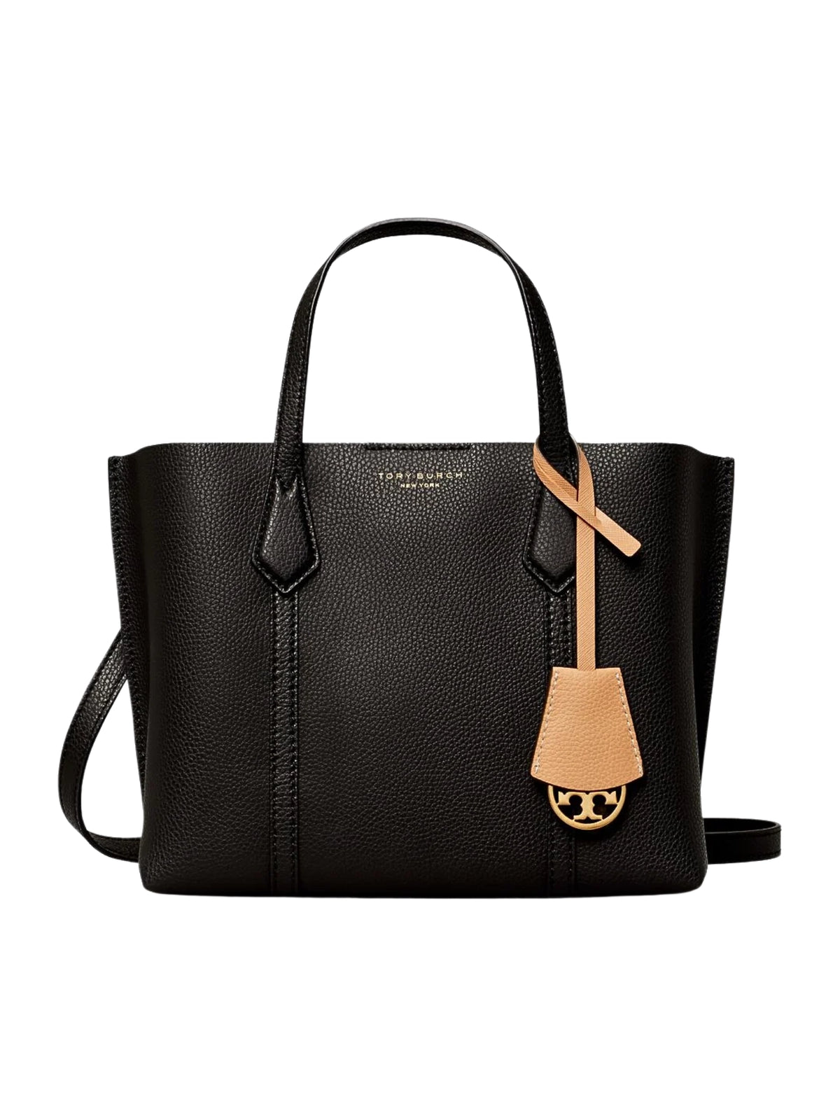 Tory-Burch-Perry-Small-Triple-Compartment-Tote-Bag-Black