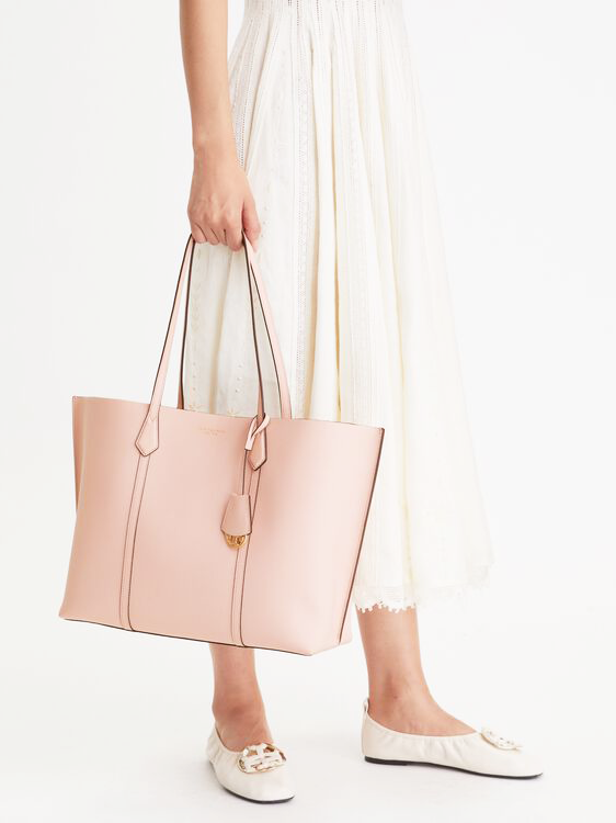 on-model-Tory-Burch-Perry-Triple-Compartment-ToteBag-Shell-Pink