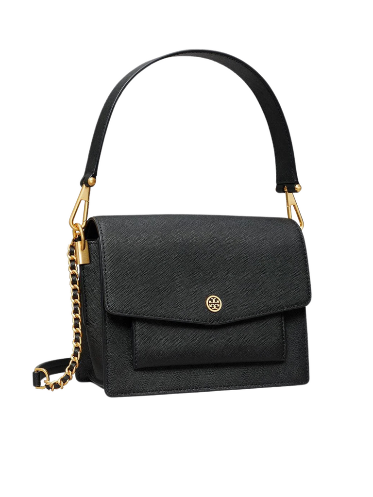 Tory-Burch-Robinson-Black-Saffiano-Leather-With-Gold-Hardware-Black