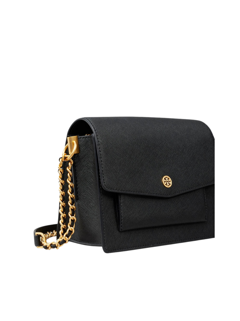 Tory-Burch-Robinson-Black-Saffiano-Leather-With-Gold-Hardware-Black