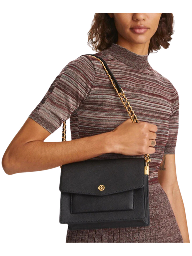 Tory-Burch-Robinson-Black-Saffiano-Leather-With-Gold-Hardware-Black