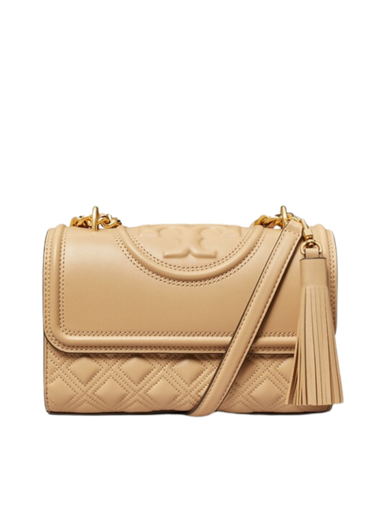 Tory Burch Fleming Small Convertible Shoulder Bag Desert Dune