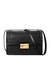 Tory-Burch-T-Monogram-Leather-Shoulder-Bag-Black