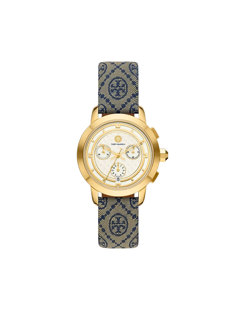 Tory-Burch-T-Monogram-NavyGold-Tone-Stainless-Steel-Watch