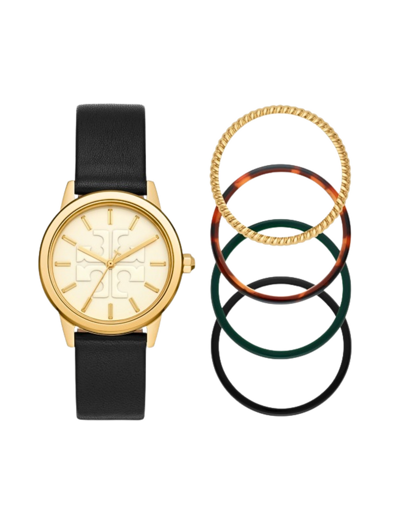 Tory-Burch-TBW2018-Gigi-Leather Strap-Gift-Set-Black
