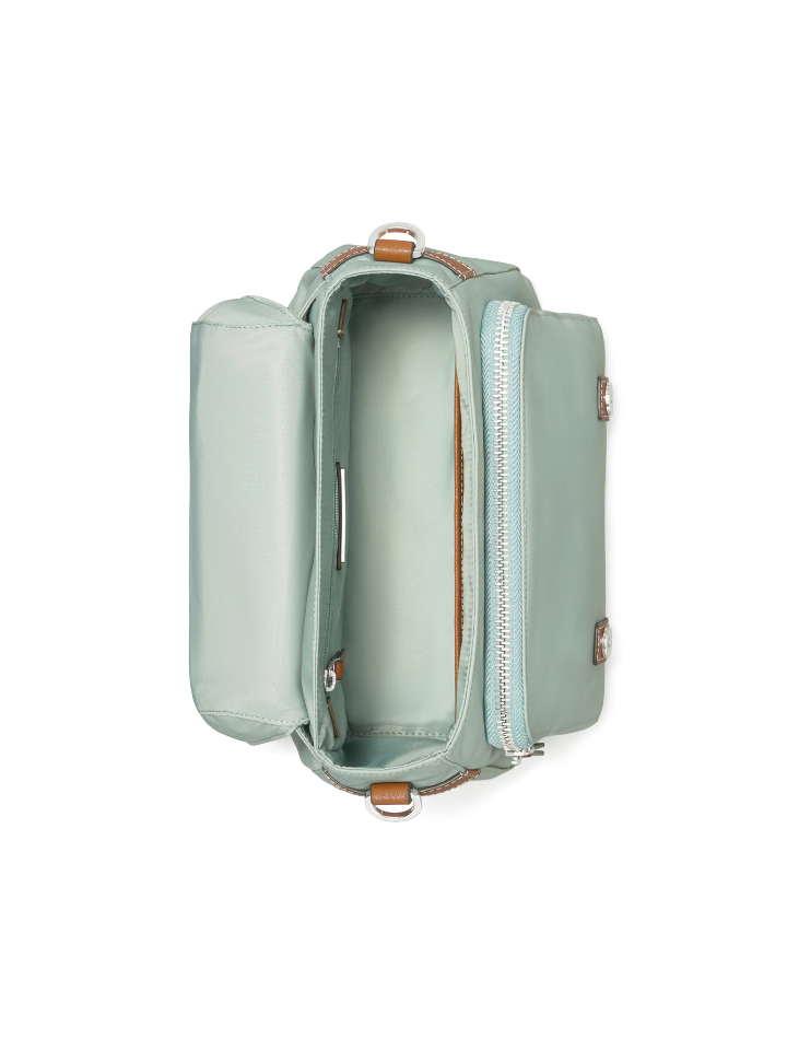 Tory Burch Virginia Small Messenger Blue Celadon