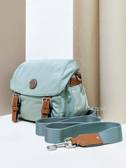 Tory Burch Virginia Small Messenger Blue Celadon