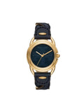 Tory-Burch-Women_s-The-Miller-Blue-Braided-Leather-Strap-Watch