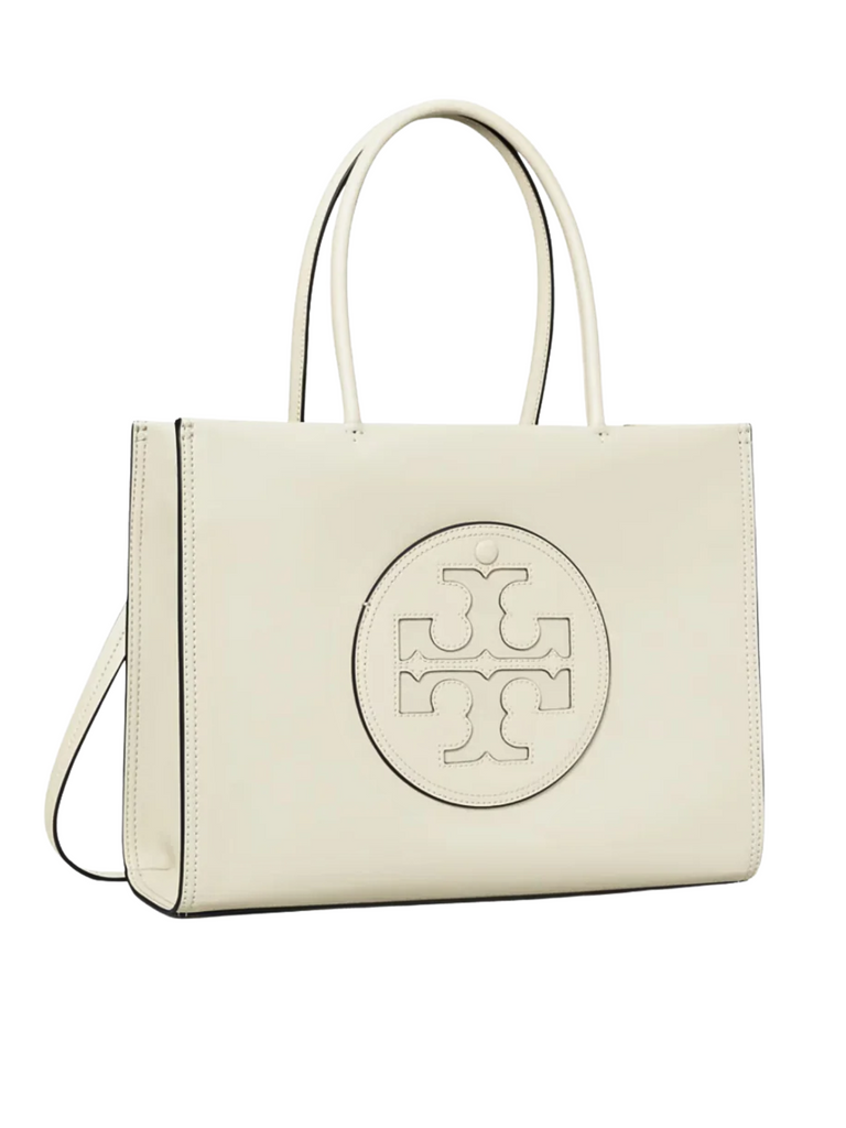 Tory Burch Ella Small Tote Bag Warm White