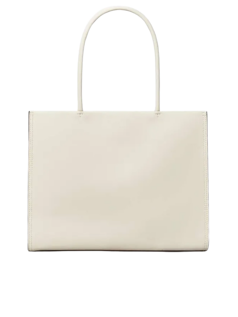 Tory Burch Ella Small Tote Bag Warm White