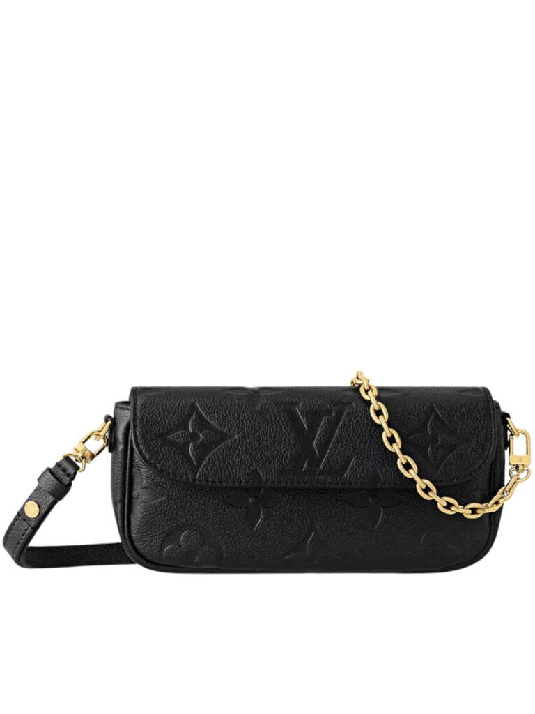 gambar-depan-Louis-Vuitton-Pochette-Chain-Ivy-Empreinte-Black