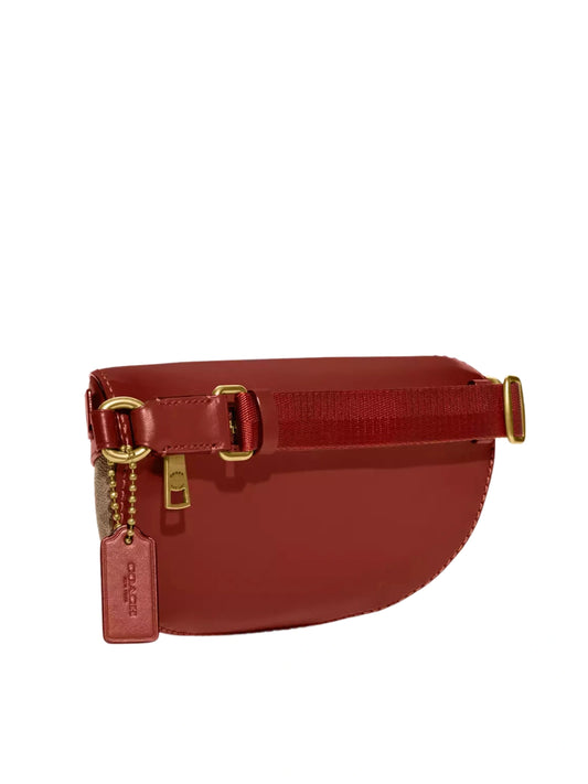 bagian-belakang-Coach-Bethany-Belt-Bag-In-Signature-Canvas-Tan-Rust