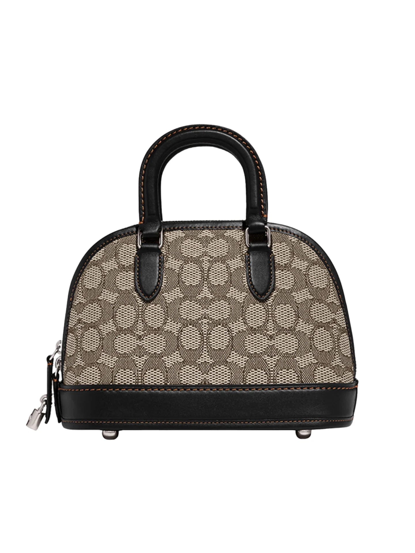 bagian-belakang-Coach-Ravel-Bag-24-In-Signature-Textile-Jacquard-Cocoa-Black