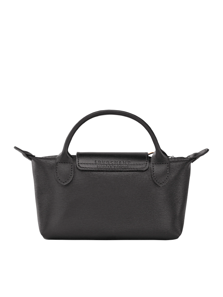 bagian-belakang-Longchamp-Le-Pliage-City-Top-Handle-Pouch-Black